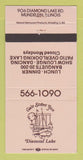 Matchbook Cover - Gale Street Inn Diamond Lake Mundelein IL 30 Strike