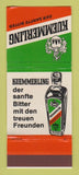 Matchbook Cover - Kuemmerling Liquor German