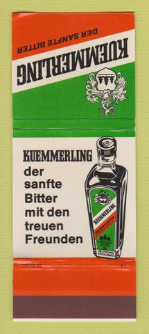 Matchbook Cover - Kuemmerling Liquor German