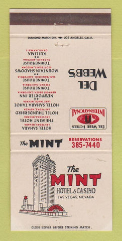 Matchbook Cover - Mint Casino Las Vegas NV 30 Strike