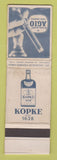Matchbook Cover - Kopke Liquor Lisbon Agio Cigar WORN