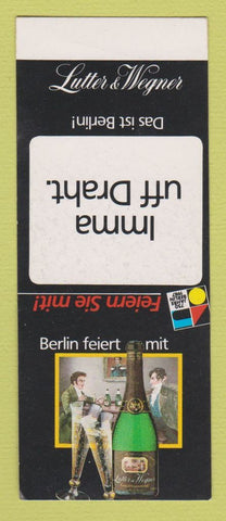 Matchbook Cover Feiern Sie Mit Liquor Berlin Feiert Mit 1987 Germany SAMPLE WEAR