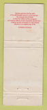 Matchbook Cover - Cayman Cachaca ane Rum South Africa WORN
