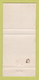 Matchbook Cover - President Motor Inn Long John Whiskey Melbourne WEAR 30 Strike