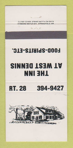 Matchbook Cover - Inn at West Dennis MA 30 Strike