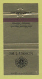 Matchbook Cover - Paul Masson Vineyards Wine Saratoga CA 30 Strike