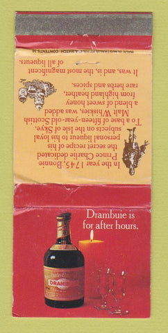 Matchbook Cover - Drambuie Liquor Australia WORN 30 Strike