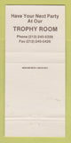 Matchbook Cover - Gallagher's Steak Restaurant New York City 30 Strike