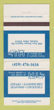 Matchbook Cover - HJ's Prime Cut Restaurant Toledo OH 30 Strike