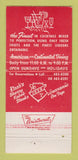 Matchbook Cover - Haab's Restaurant Ypsilanti MI 30 Strike