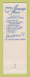 Matchbook Cover - Lenny's Hide A Way Miami Airways Motel Miami Springs FL