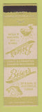 Matchbook Cover - Biser's Restaurant Jacksonville FL
