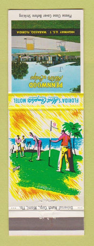 Matchbook Cover - Pennwood Motor Lodge Wabasso FL