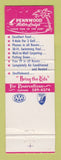 Matchbook Cover - Pennwood Motor Lodge Wabasso FL