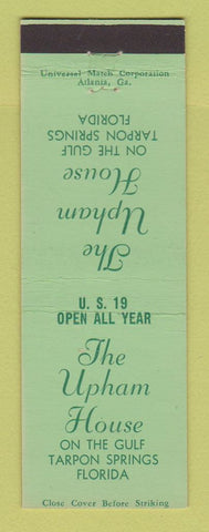 Matchbook Cover - Upham House Tarpon Springs FL