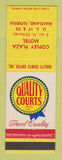 Matchbook Cover - Copley Plaza Motel Maitland FL Quality Courts