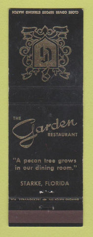 Matchbook Cover - Garden Restaurant Starke FL WEAR