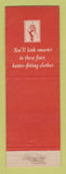Matchbook Cover - Hickey Freeman Men's Clothes Utica NY Webb's Clearwater FL