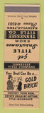 Matchbook Cover - Tennessee Title Insurance Nashville TN