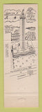 Matchbook Cover - Florida's Citrus Tower Clermont FL