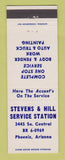 Matchbook Cover - Stevens & Hill Service Auto Body Phoenix AZ