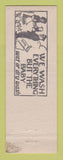 Matchbook Cover - Launderall Laundry Beloit WI