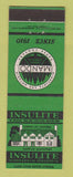 Matchbook Cover - Insulite Insulation Mando Minneapolis MN Harvard Lumber