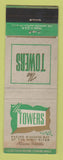 Matchbook Cover - The Towers Miami Beach FL WEAR