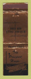 Matchbook Cover - The Prospect House Niagara Falls NY WEAR