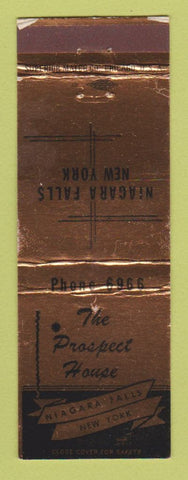 Matchbook Cover - The Prospect House Niagara Falls NY WEAR