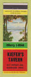 Matchbook Cover - Kiefer's Tavern Cleveland OH