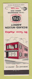 Matchbook Cover - Rickard Wilson Insurance Agency Medina OH