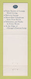 Matchbook Cover - Executive House Hotel Chicago IL