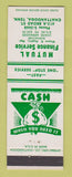 Matchbook Cover - Mutual Finance Service Loans Chattanooga TN