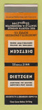 Matchbook Cover - Dietzgen Architects Supply Seattle WA