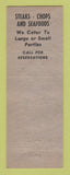 Matchbook Cover - Kiefer's Tavern Cleveland OH