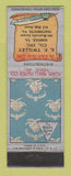 Matchbook Cover - White Rose York Wallpaper EP Twilley Portsmouth VA