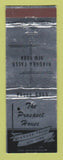 Matchbook Cover - Prospect House Niagara Falls NY