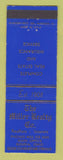 Matchbook Cover - Miller Real Estate Insurance Geneva OH