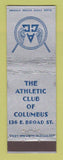 Matchbook Cover - Athletic Club of Columbus OH