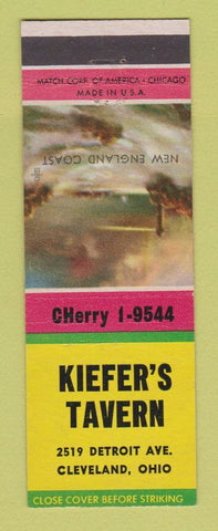 Matchbook Cover - Kiefer's Tavern Cleveland OH