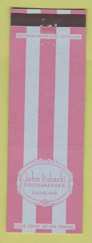Matchbook Cover - John Kubacki Photography Cleveland OH