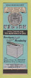 Matchbook Cover - Holden Metal Baths New Haven CT