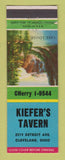 Matchbook Cover - Kiefer's Tavern Cleveland OH