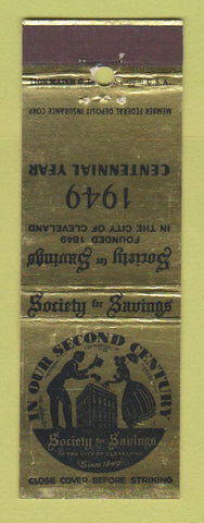 Matchbook Cover - Society for Savings Bank Cleveland OH