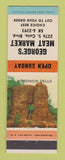 Matchbook Cover - George's Meat Market NO TOWN