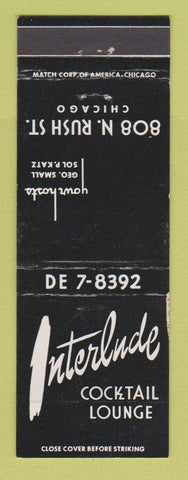 Matchbook Cover - Interlude Cocktail Lounge Chicago IL