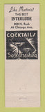 Matchbook Cover - Interlude Cocktail Lounge Chicago IL