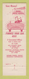 Matchbook Cover - Bank of Westbury NY
