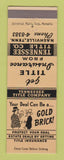 Matchbook Cover - Tennessee Title Insurance Nashville TN